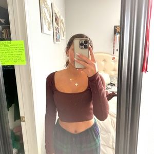 Zara Brown Top